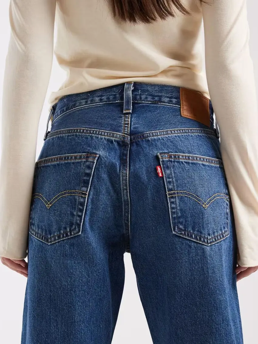 NIEBIESKIE PROSTE SPODNIE JEANS