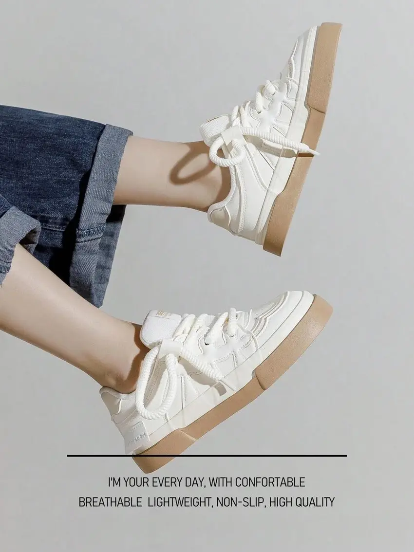KREMOWE BUTY SPORTOWE