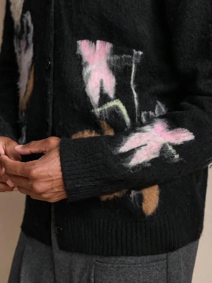 DZIANINOWY SWETER WZÓR