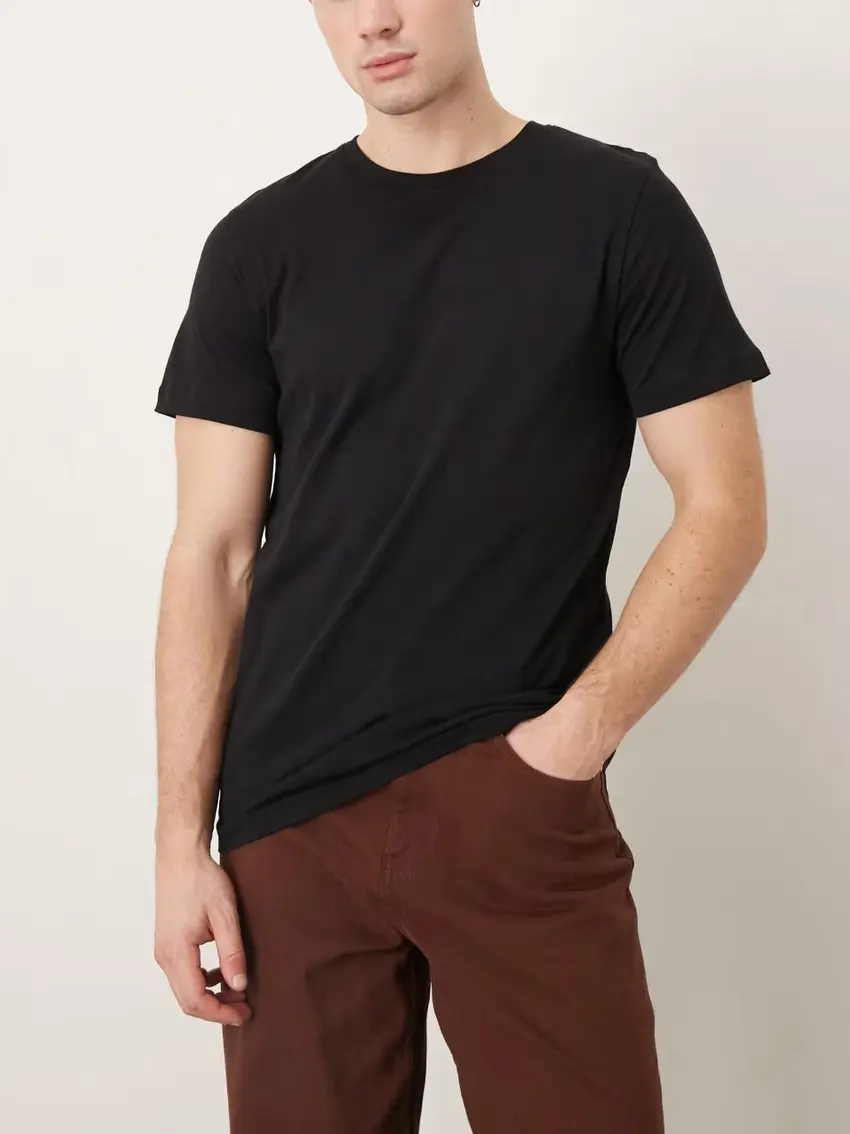 klasyczny t-shirt okrągły dekolt 2-pack