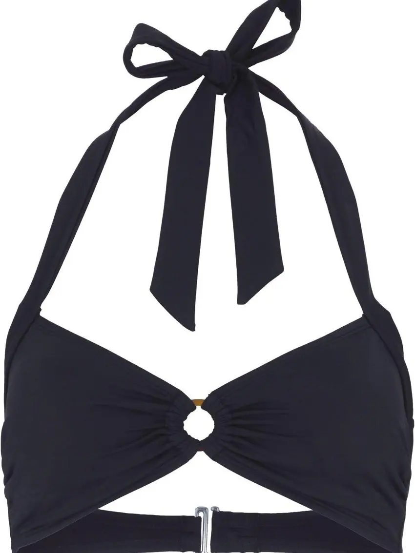 CZARNA GÓRA OD BIKINI WIĄZANIE