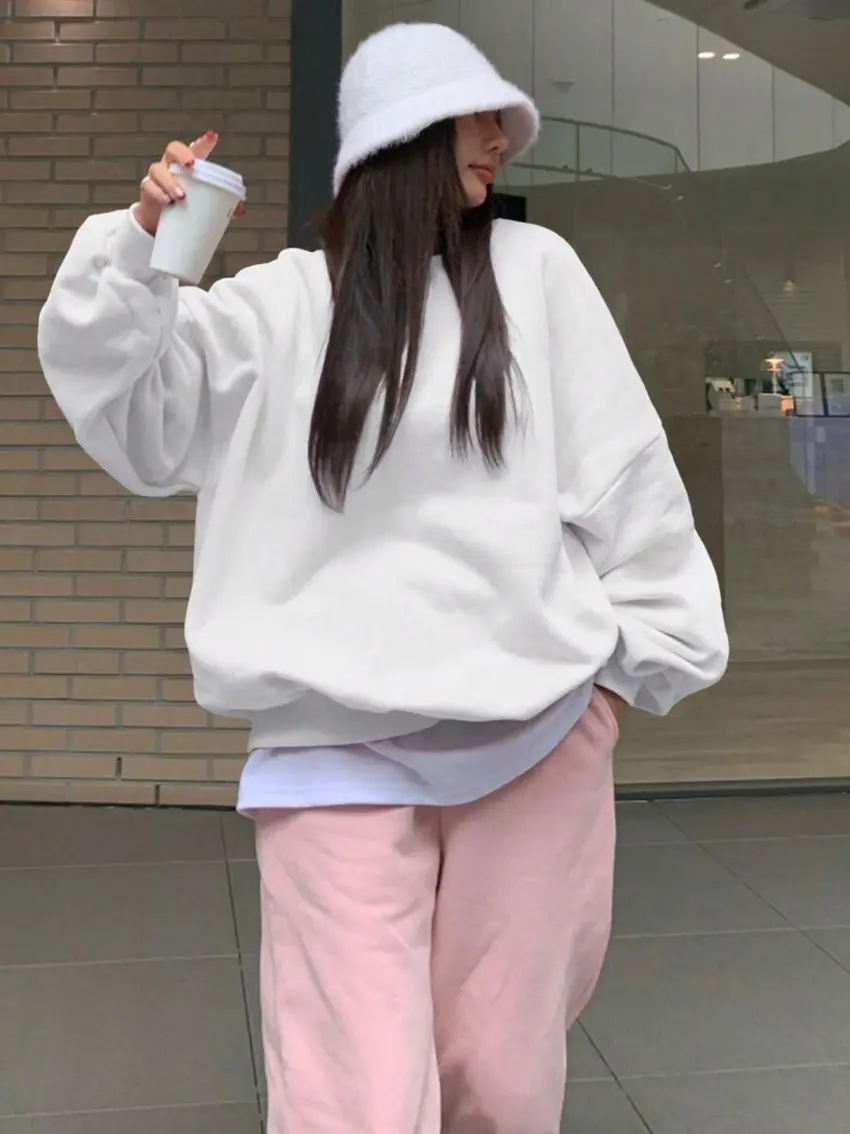 BIAŁA BLUZA BASIC