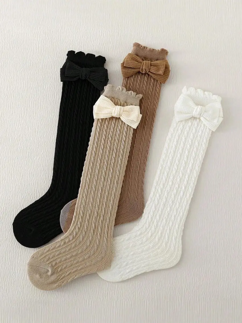dzianinowe zakolanówki 4-pack