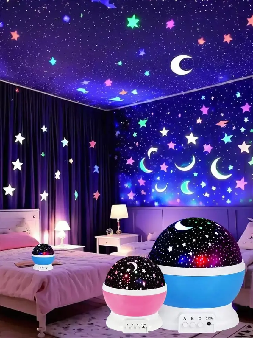 lampka nocna projektor gwiazd