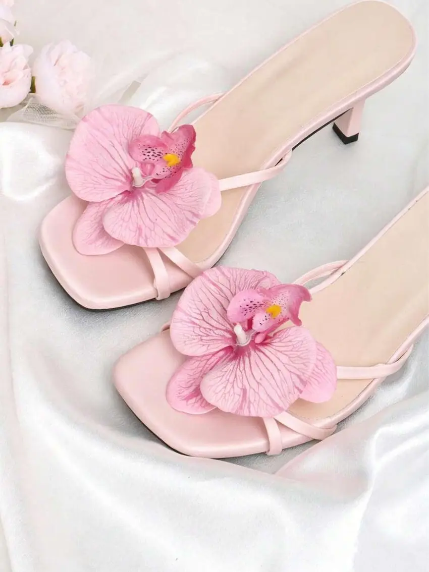 Klipsy ozdoby na buty kwiaty