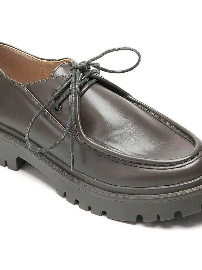 khaki półbuty wiązane