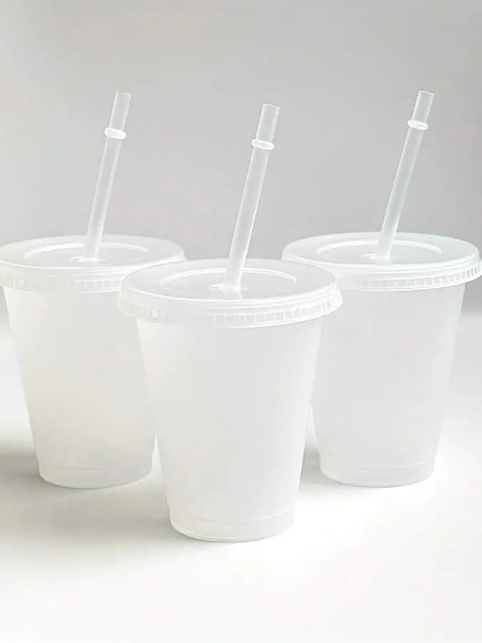kubek ze słomką 4-pack