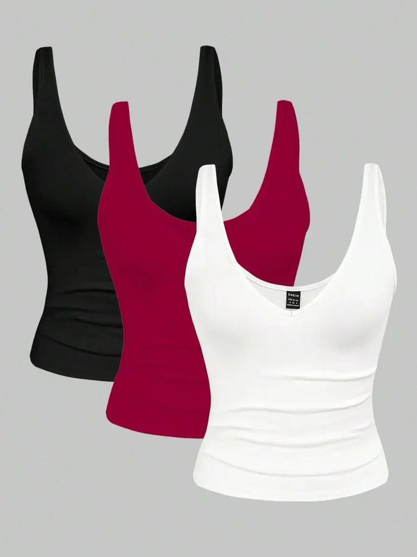 top na ramiączkach 3 pack