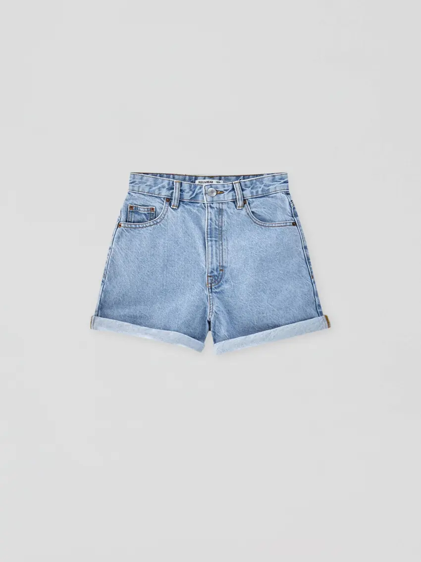 niebieskie SPODENKI JEANSOWE