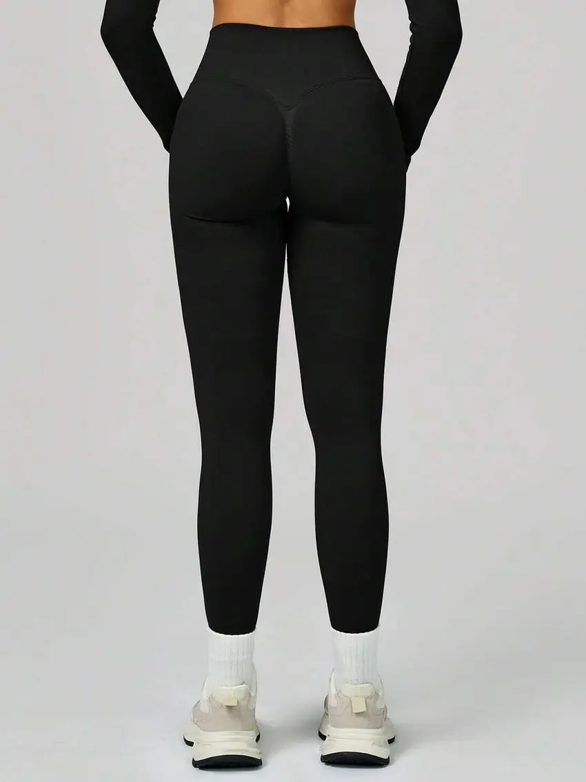 CZARNE LEGGINSY WYSOKI STAN