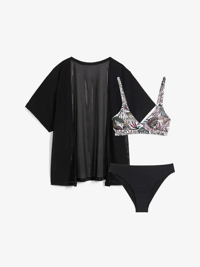 czarny dół od bikini
