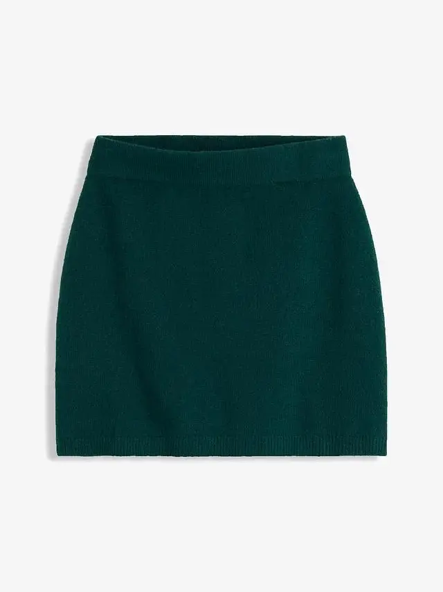 zielona mini spódnica