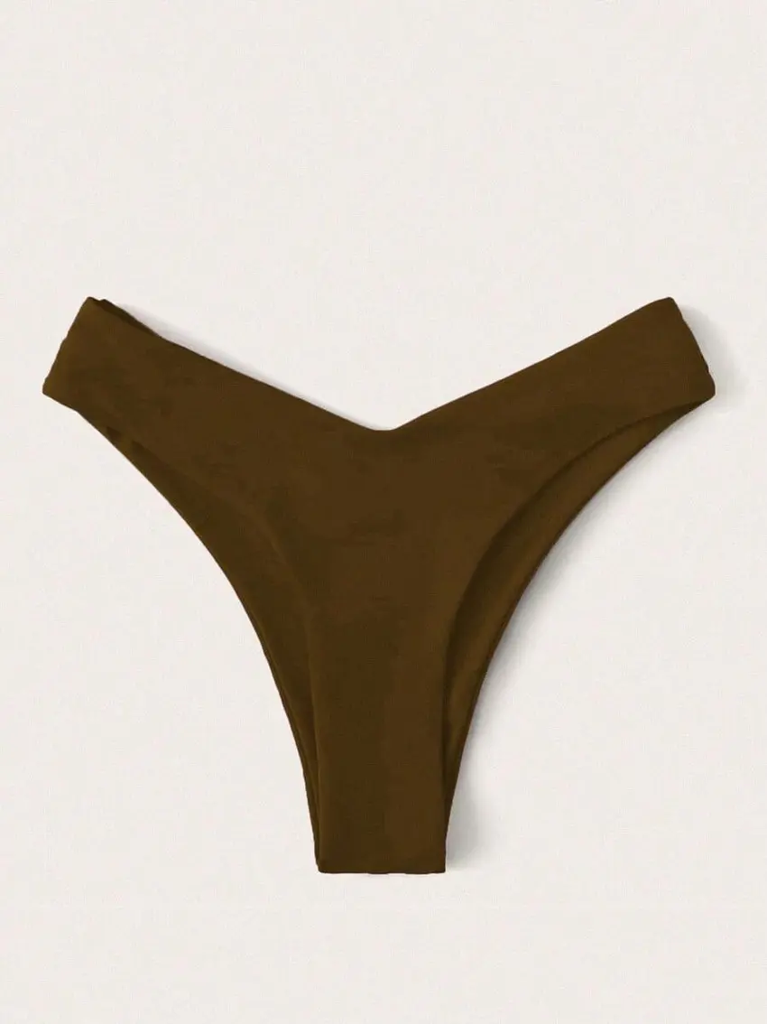brązowy dół od bikini
