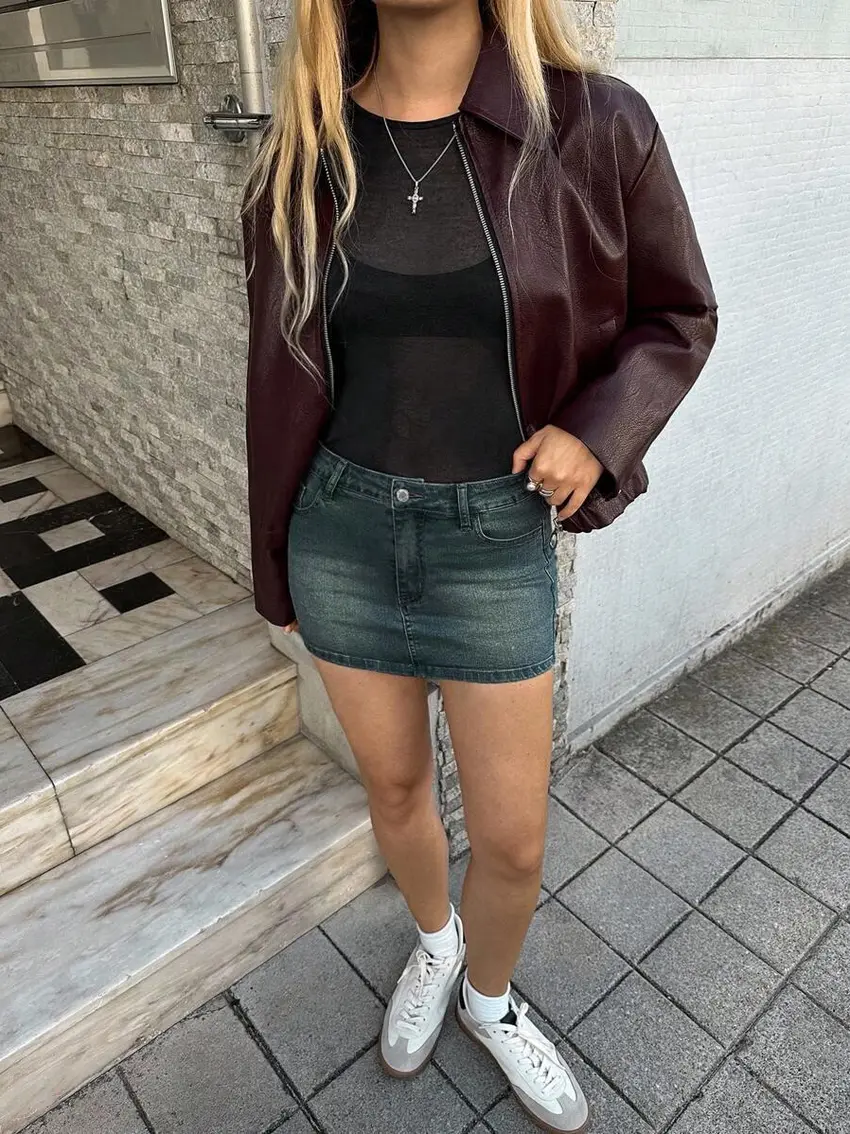 MINI SPÓDNICA JEANS