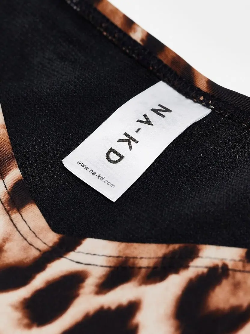dół od bikini animal print