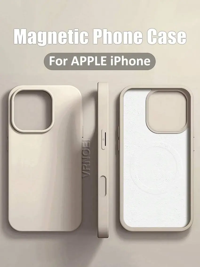 BEŻOWE ETUI NA TELEFON IPHONE 14 PRO
