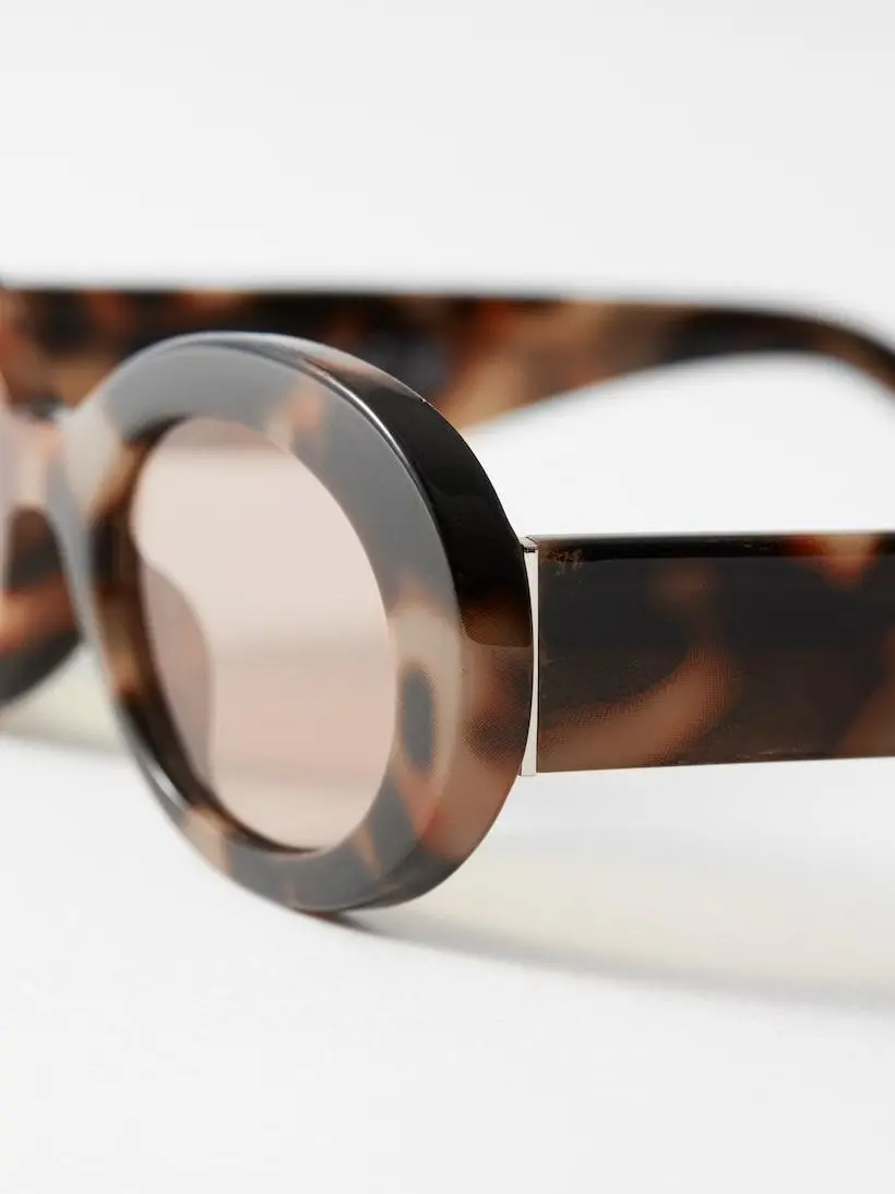 owalne OKULARY PRZECIWSŁONECZNE PRINT