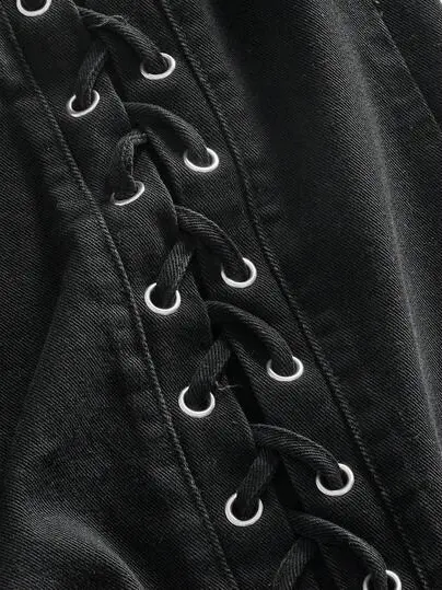 czarne spodni jeans