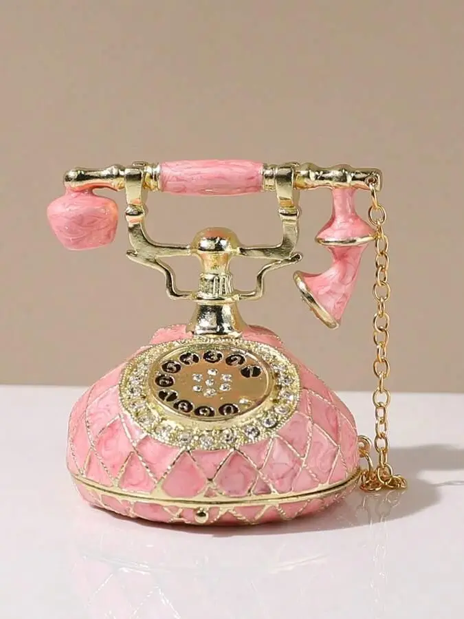 pojemnik na biżuterię w kształcie telefonu