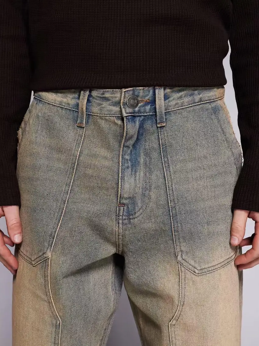 NIEBIESKIE SPODNIE JEANS