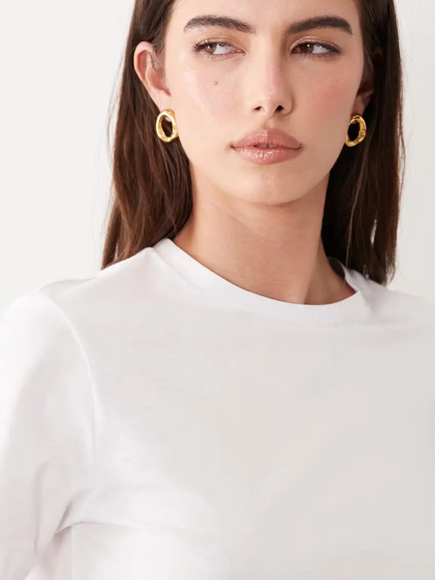 BIAŁY T-SHIRT BASIC
