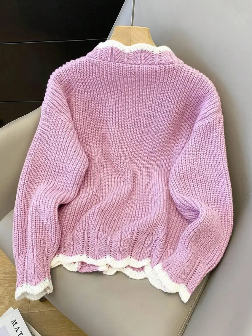 ROZPINANY SWETER KARDIGAN