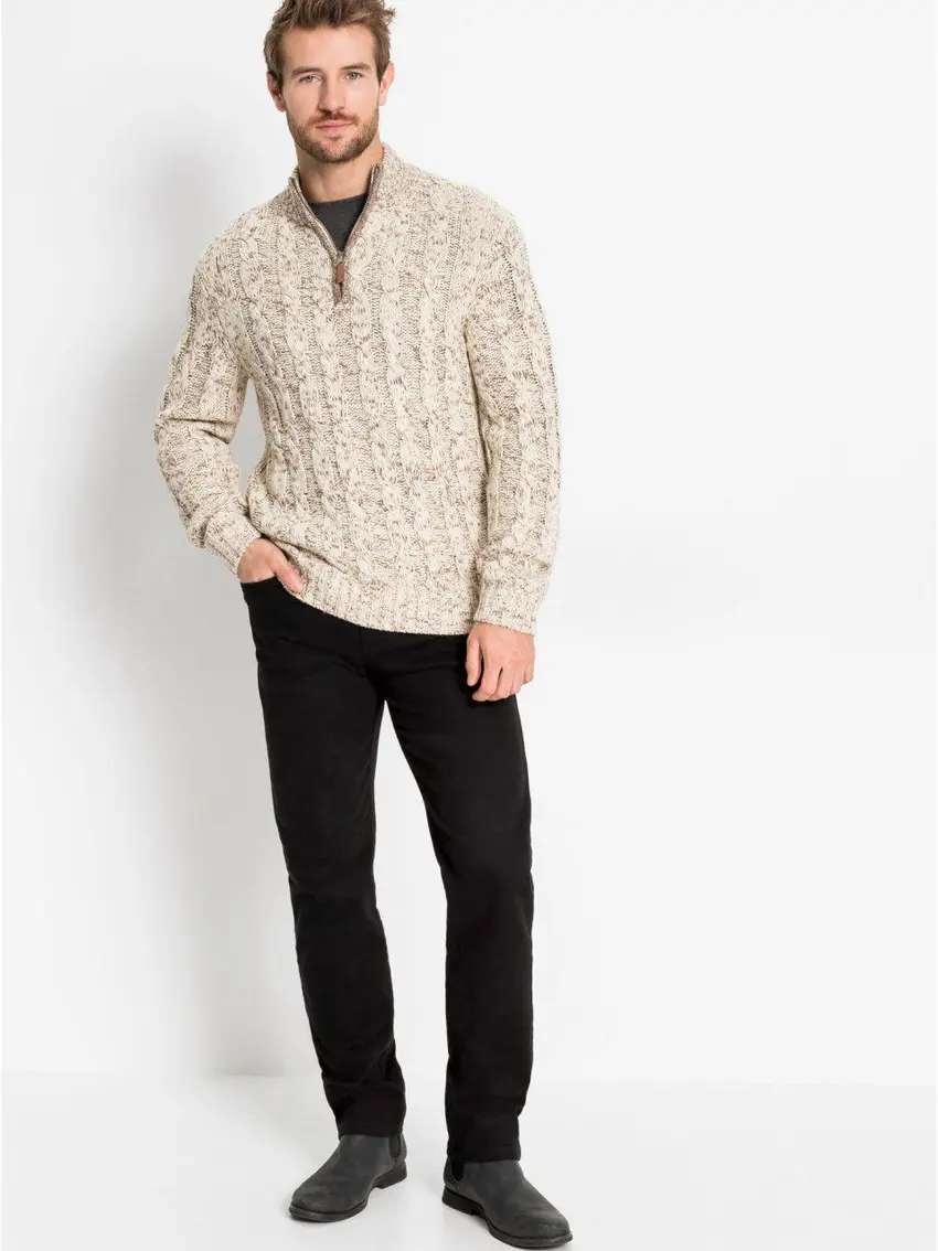 CZARNE SPODNIE JEANS