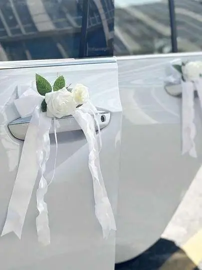 biały bukiet ozdoba 1 szt