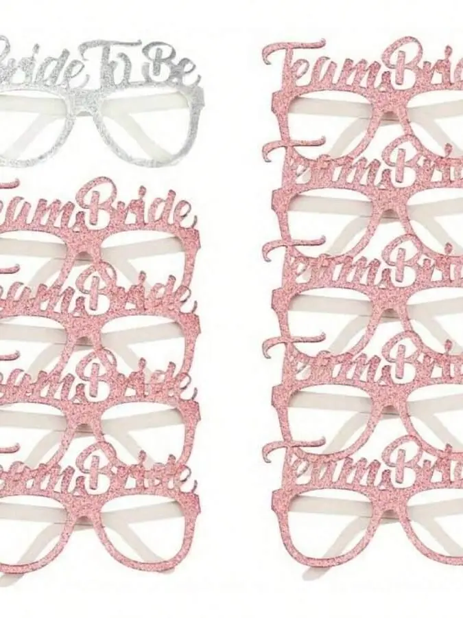 Okulary papierowe team bride 12-pack