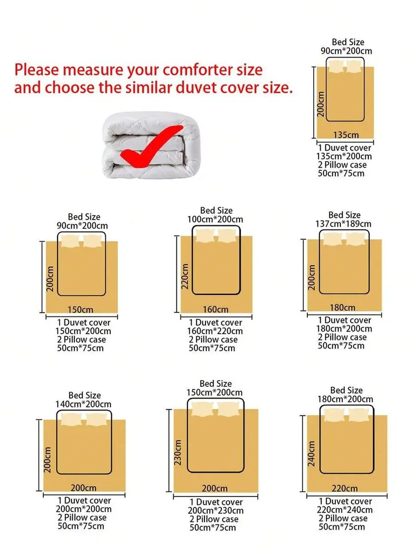 brązowy komplet poszewek