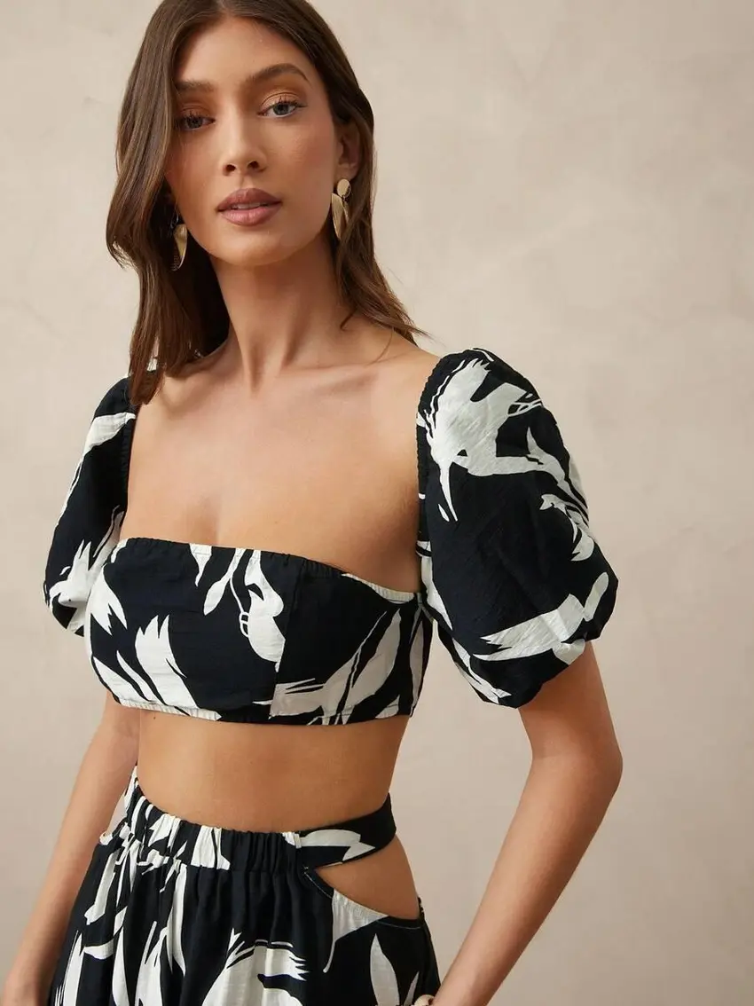 top tropical print