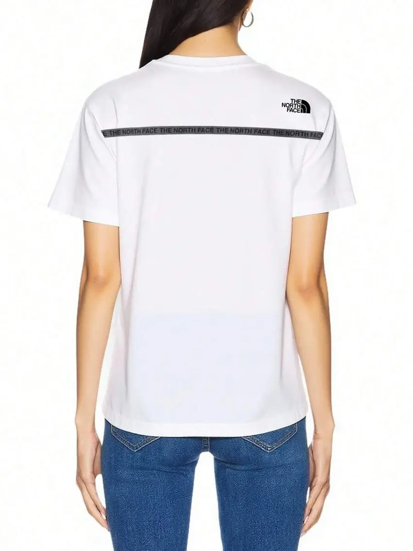 biały t-shirt nadruk