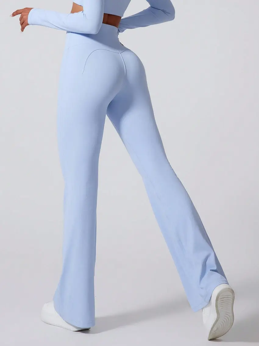 niebieskie legginsy