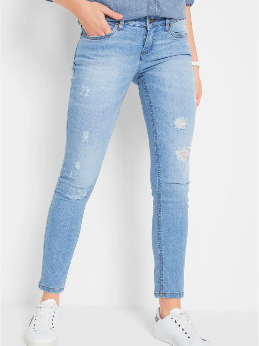 SPODNIE JEANS RURKI