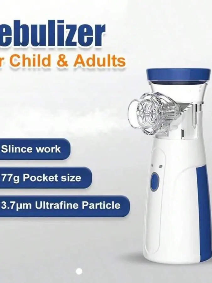 PRZENOŚNY inhalator nebulizator