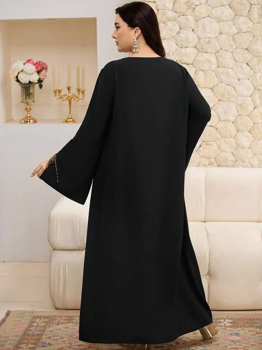 CZARNA MAXI SUKIENKA