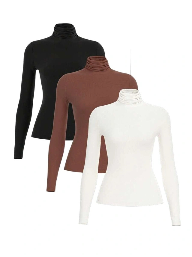 golf z długim rękawem 3-pack
