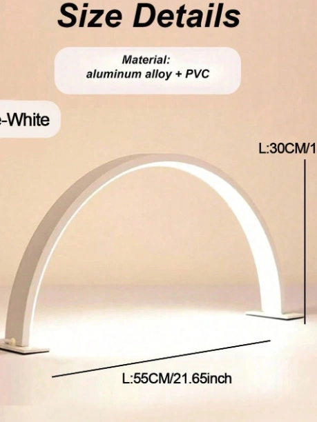 biała lampa led
