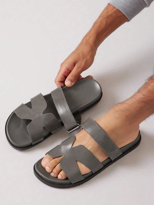SZARE KLAPKI CASUAL