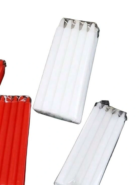 białe świece 10-pack