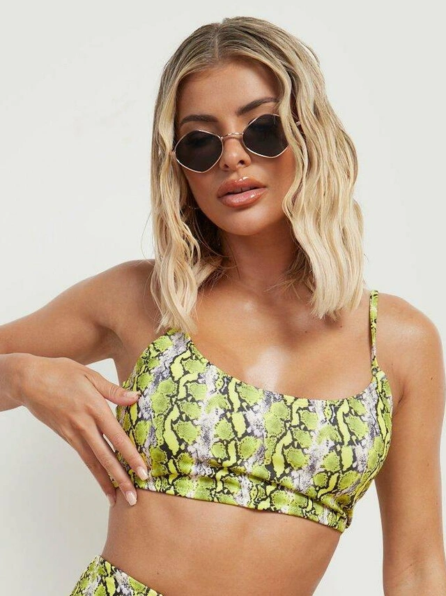 góra od bikini animal print
