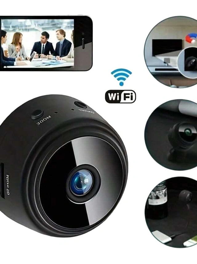 czarna mini kamera wifi