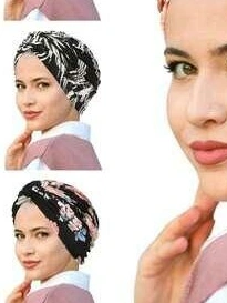 turban na głowę mix wzorów