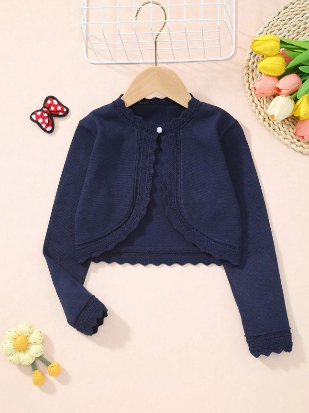 GRANATOWY SWETER GUZIKI