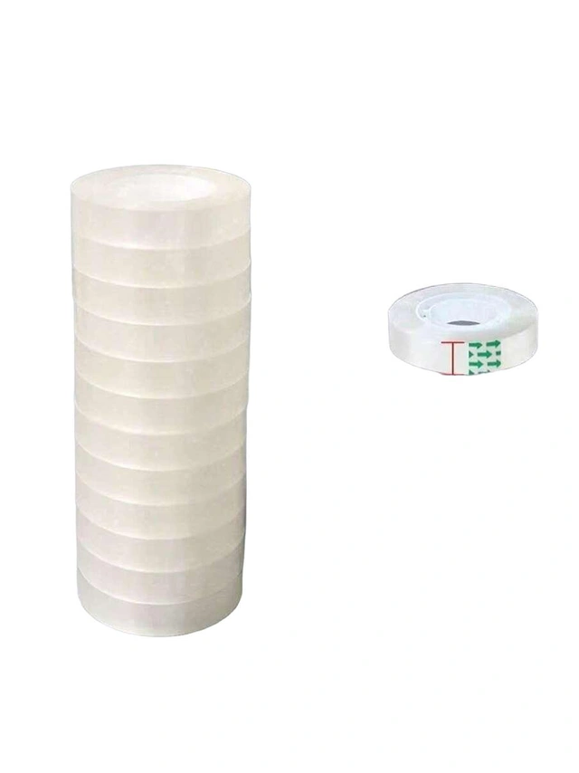 bezbarwna taśma klejąca 12-pack