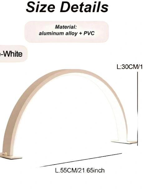 biała lampa led