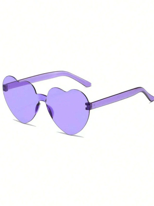FIOLETOWE OKULARY SERCE