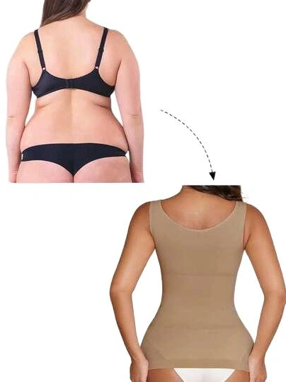 BEŻOWY MODELUJĄCY TOP