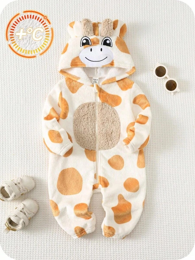 FLUFFY KOMBINEZON ANIMAL PRINT
