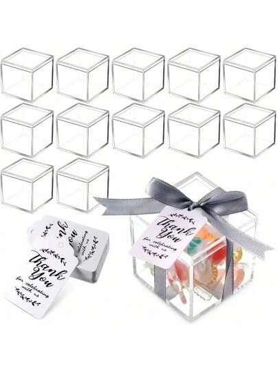 PRZEZROCZYSTE PUDEŁKO Z POKRYWKĄ 12-PACK